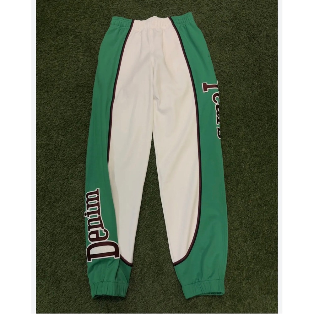 Denim Tears Track Pants – Green & White – Size Medium – NWT